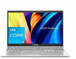 لاب توب اسوس فيفو بوك X1500EA-EJ003W، انتل كور i3-1115G4، شاشة 15.6 بوصة FHD ، هارد 256 جيجا SSD، رام 4 جيجا، كارت شاشة انتل UHD جرافيكس، ويندوز 11 - فضي