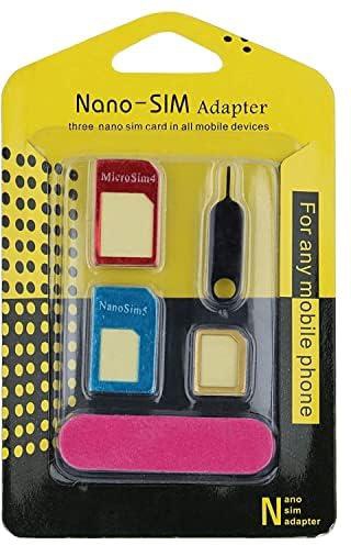 Nano Sim Adapter For Mobile Phone , Multi Color