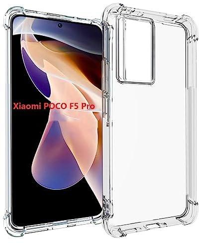 for Xiaomi Poco F5 Pro Case Cover Poco F5 Pro Shockproof Phone Bumper Clear Transparent Colour For Xiaomi Poco F5 Pro