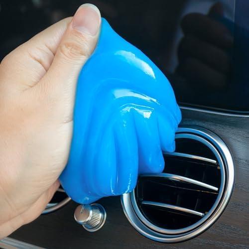 Cleaning Gel for Car Detailing, Reusable Car Cleaner Putty, Slime Dust Car Cleaner Supplies for Keyboard, Air Vents, Computer, Laptop