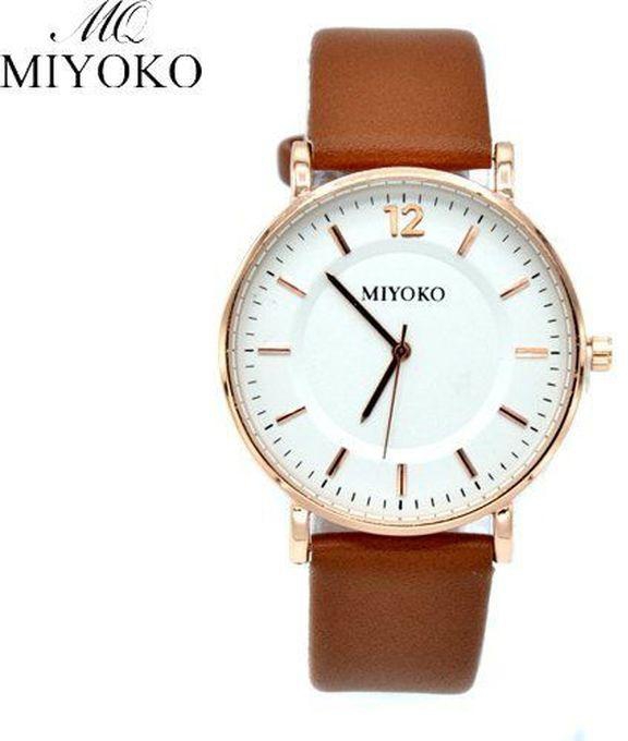 Miyoko Miyoko Leather Watch - Multicolor