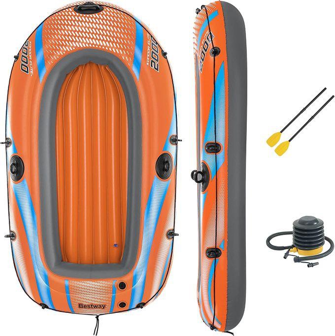 Bestway Kondor Elite 2000 Raft Set plus Oars & Pump 1.96m x 106cm - No:61141