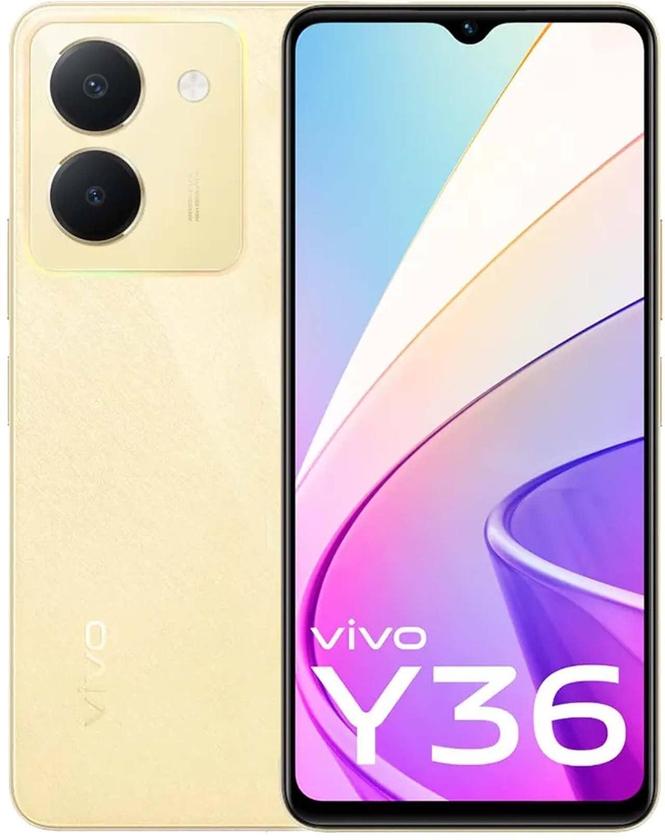 Vivo Y36 - 6.64-inch 256GB/8GB Dual SIM 4G Smartphone - Gold