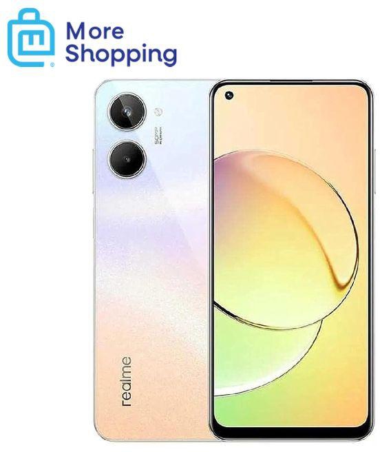 realme هاتف ريلمي 10 ثنائي الشريحة بذاكرة سعة 256 جيجابايت وذاكرة رام سعة 8 جيجابايت ويدعم تقنية 4G LTE - لون أبيض كلاش