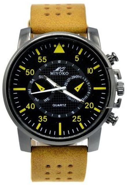 Miyoko Miyoko Leather Watch - Yellow