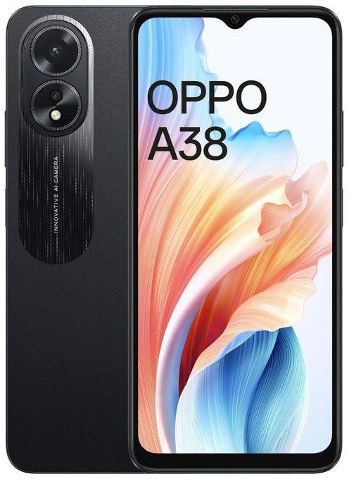 OPPO A38 - 6.5-Inch 128GB/4GB 4G Mobile Phone - Glowing Black