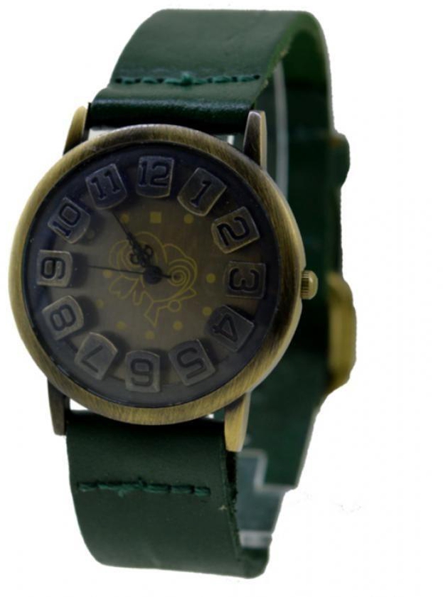 Leather Watch - Green