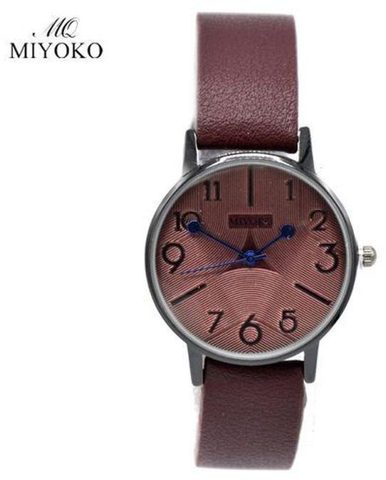 Miyoko Miyoko Leather Women Watch - Multicolor