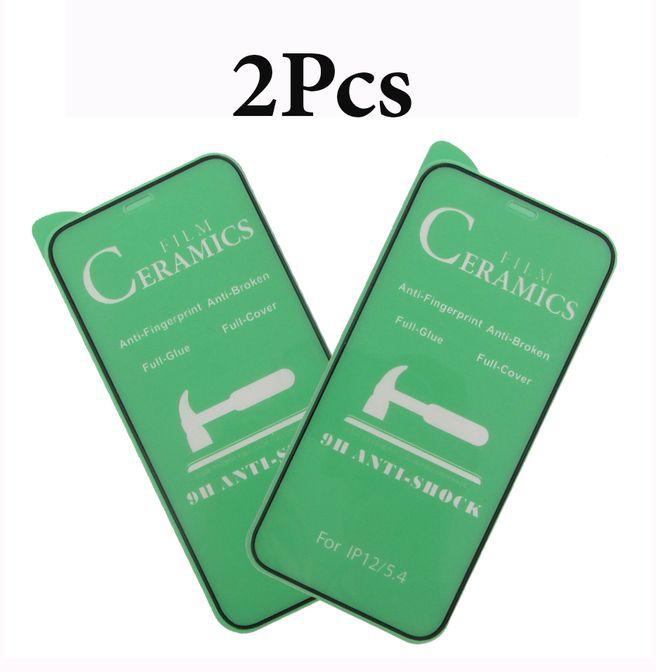 Flexible Unbreakable Matte Ceramics Screen Protector For iPhone 12 mini (5.4) - Two Pieces