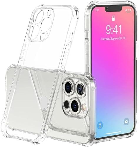 Ghorilla Back TPU Case for Iphone 13/13 Pro / 13 Pro Max Cover, Soft Silicone Anti-Drop Flexible TPU Gel Shockproof With Camera Protection (Iphone 13 Pro)