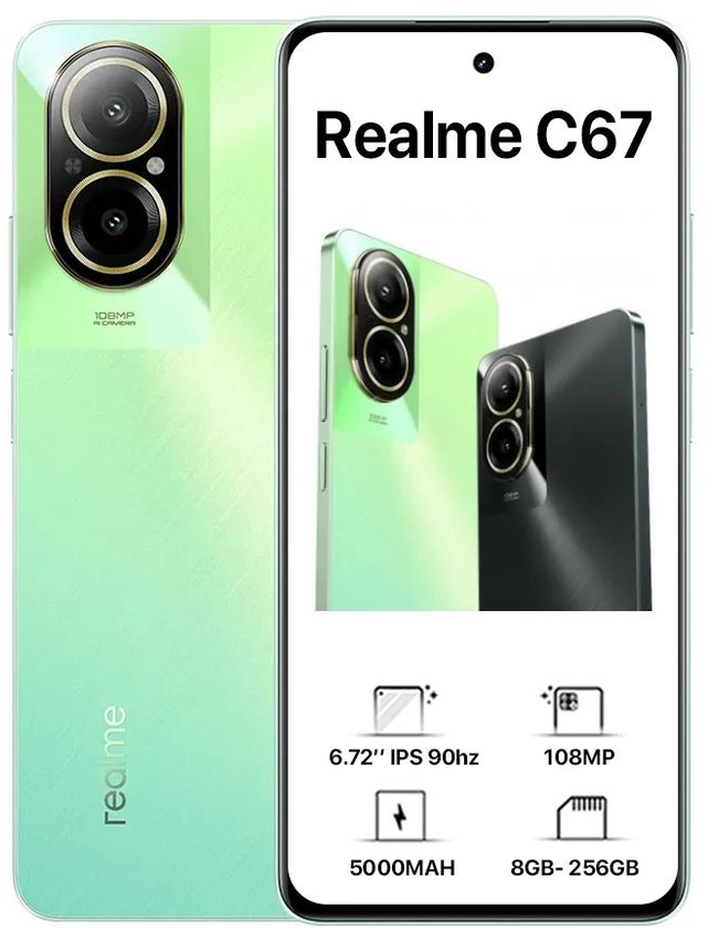 Realme C67 Dual Sim – (256GB), 8GB Ram, 4G - Dubai Phone