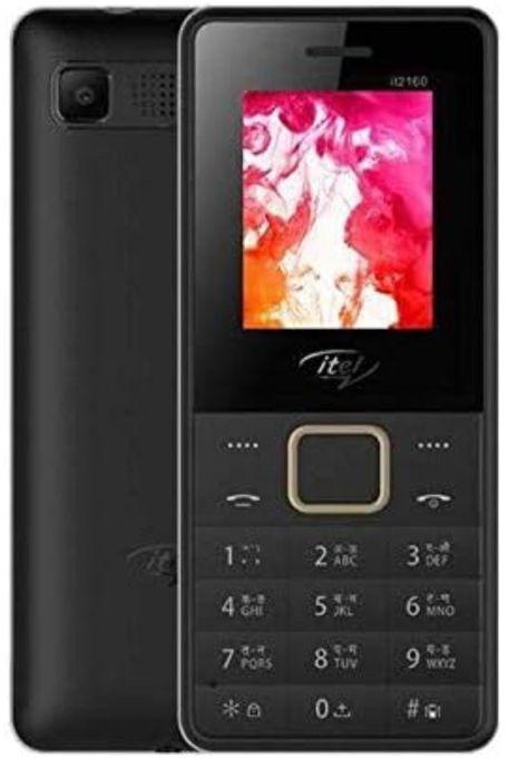 Itel 2160 - 1.77-inch – 2G -Dual SIM Mobile Phone - Black