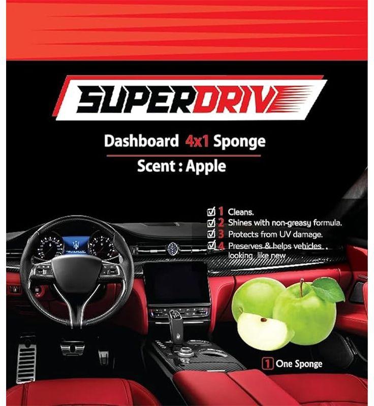 Superdrive Dashboard 4*1 Sponge with Apple Scent