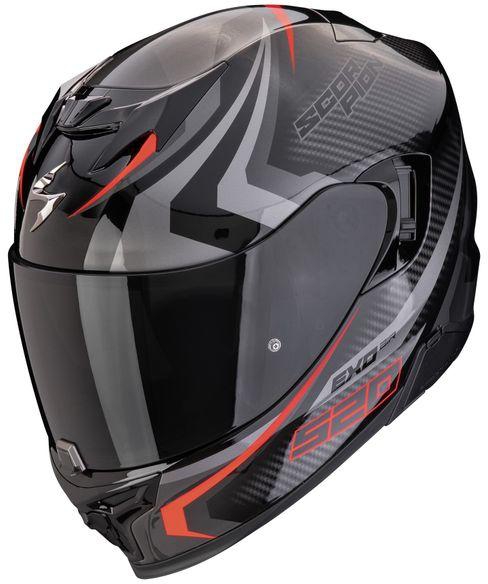 Scorpion EXO-520 Evo Air Terra Full Face Helmet - Black/Silver/Red