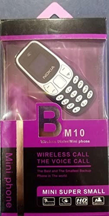 Bm10 - 0.66-inch Mini Mobile Phone - Black