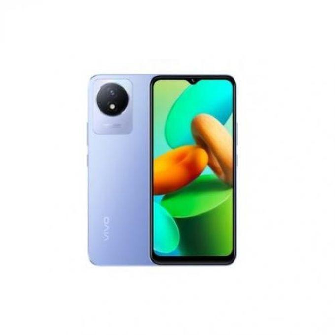 Vivo فيفو واى 02 تي، ذاكرة الوصول العشوائي (رام) سعة 4 جيجابايت، وذاكرة الوصول العشوائي (روم) سعة 128 جيجابايت، باللون الأزرق الأوركيد