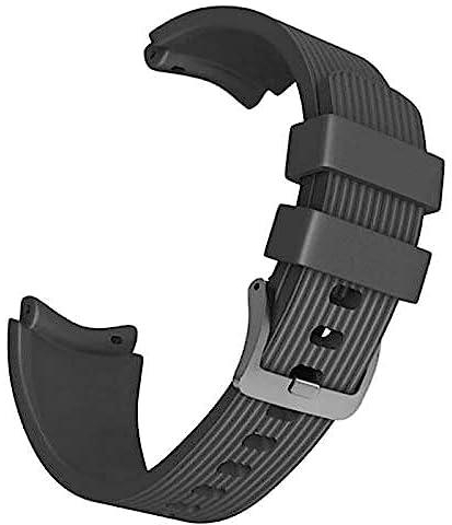 Silicone Smart Watch Band for Samsung Galaxy Watch 46mm SM-R800 - Black