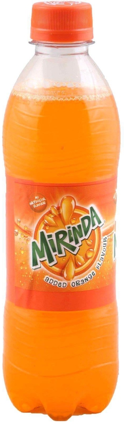 Mirinda Orange Plastic Bottle - 390 ml