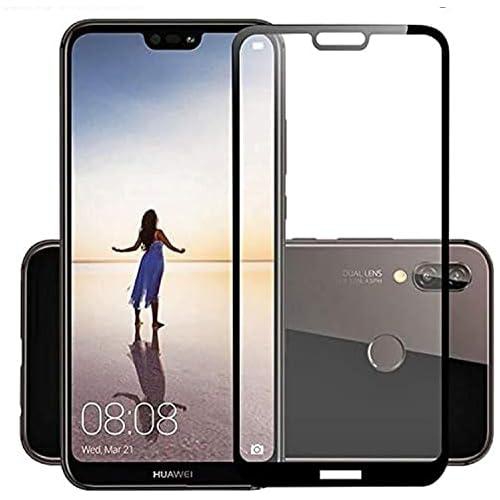 Huawei P20 Lite (Nova 3E) Full Cover 3D Tempered Glass Screen Protector - Black