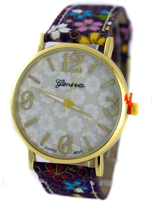 Geneva Leather Watch - Multicolor