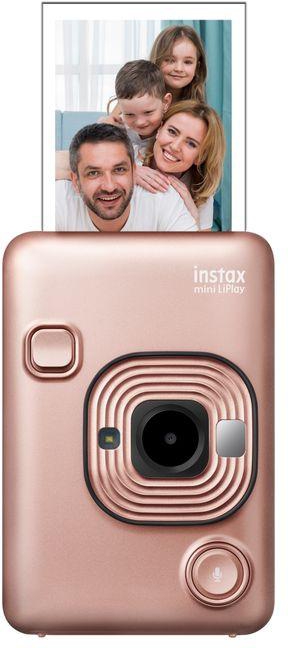 Fujifilm INSTAX Mini LiPlay Hybrid Camera - Blush Gold