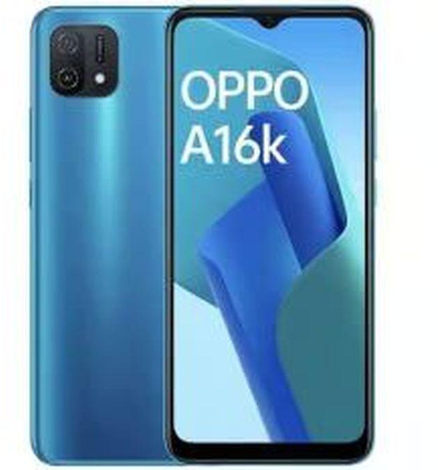 OPPO اوبو A17K، بشريحتين اتصال، سعة 64 جيجا، 3 جيجا رام، شبكة 4G LTE، ازرق - بدون ضمان