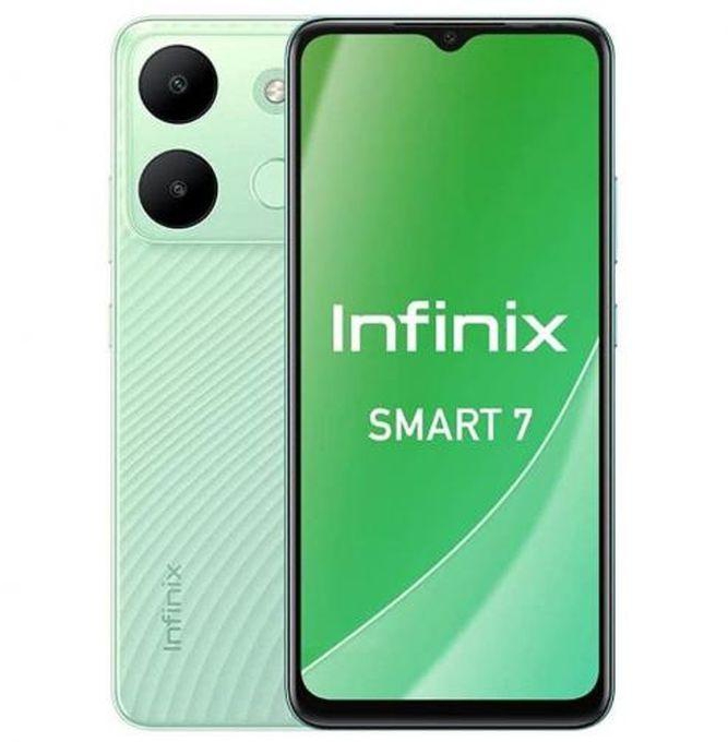 Infinix إنفينيكس سمارت 7 أكس6515 4+3 جيجابايت 7 جيجابايت رام 64 جيجابايت روم أخضر ساحلي