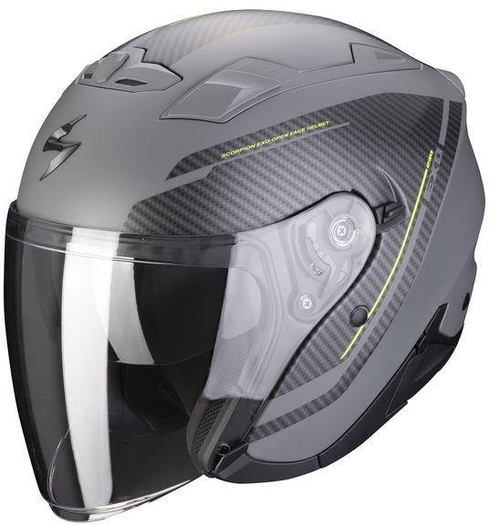 Scorpion EXO-230 Fenix Open Face Helmet - Matt Cement Grey/Black