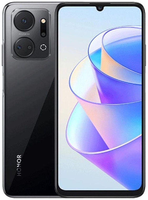 HONOR X7a Mobile Phone Ram 4GB + 2GB Ram Turbo Storage 128 GB Midnight Black