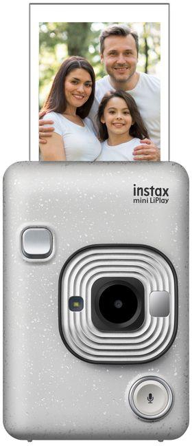 Fujifilm INSTAX Mini LiPlay Hybrid Camera - Stone White