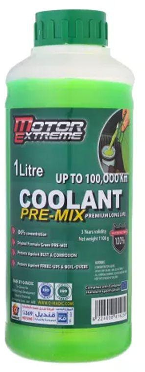 Motor Extreme Coolant Radiator Fluid - 1L - Green