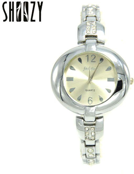 Stainless Steel Watch - For Women - Silver