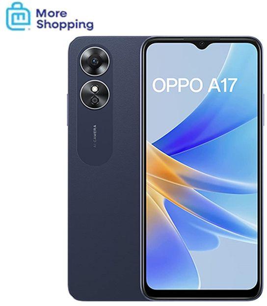 OPPO A17 ، بوصة ، 64 جيجا ، 4 جيجا رام ، 5000 مللي أمبير, 6.56 انش CPH2477- أسود ميدنايت