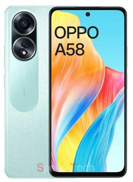 OPPO A58 - 6.72 Inch 128GB/8GB 4G Mobile Phone - Dazzling Green