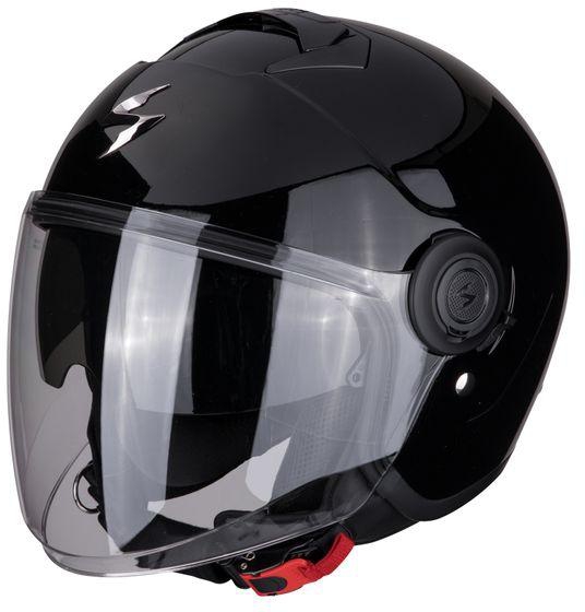 Scorpion Exo-City Open Face Helmet - Glossy Black