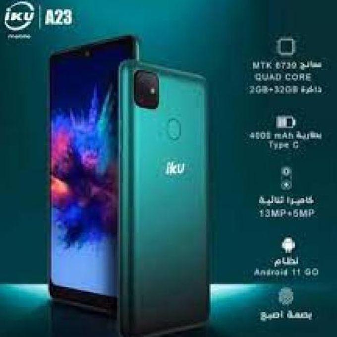 Iku A23 6.1 Inches, Dual Sim 2GB RAM 32GB Internal Memory - Forest Green