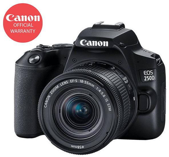 Canon EOS 250D DSLR Camera with 18-55mm STM Lens