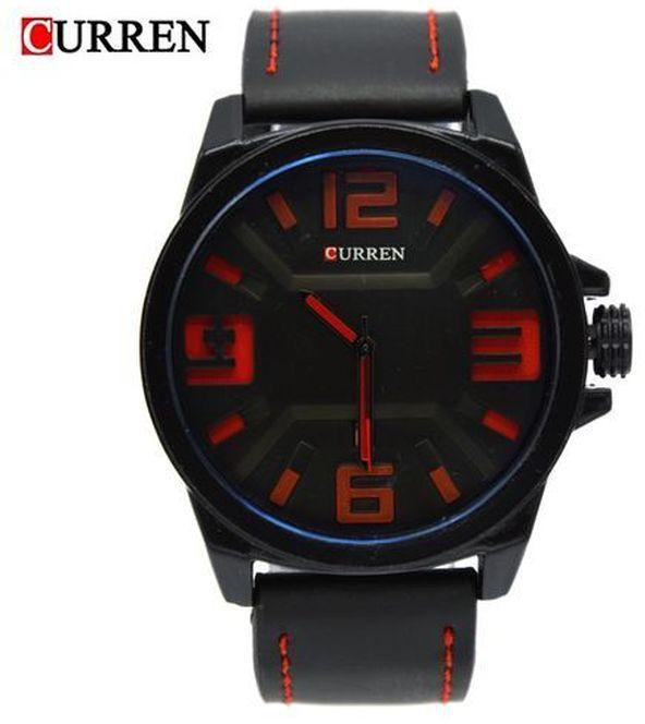 Curren C194 Leather Men Wristwatch-Multicolor