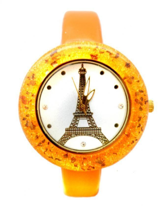 GLL-ORG Leather Watch - Orange