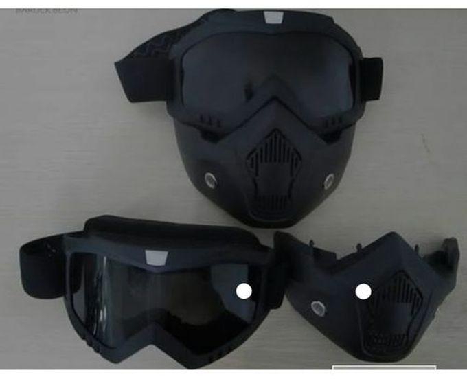 HD Shark Face Mask - Black