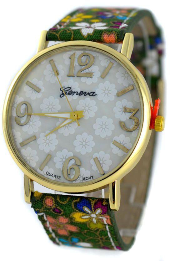 Geneva Leather Watch - Multicolor