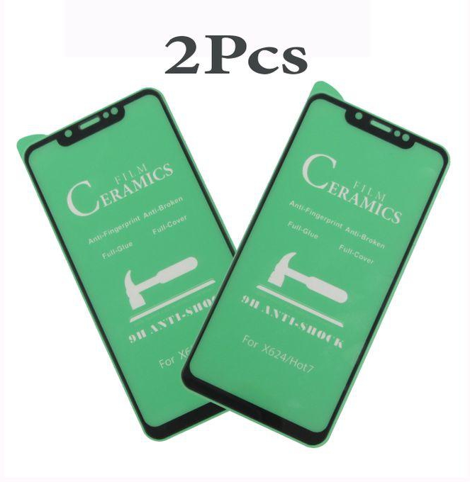 Flexible Unbreakable Matte Ceramics Screen Protector For Infinix Hot 7 X624 - Two Pieces