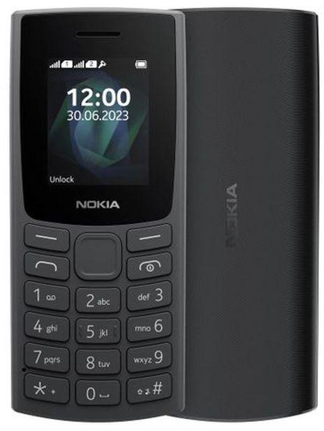 Nokia Nokia 105 - موبايل ثنائي الشريحة 1.8 بوصة - اسود