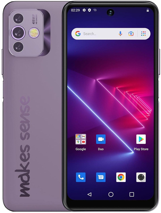 IKU X9 - 6.8-inch 128GB/8GB Dual SIM 4G Smartphone - Purple