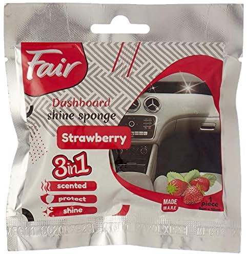 Fair polishing sponge - strawberry- for car