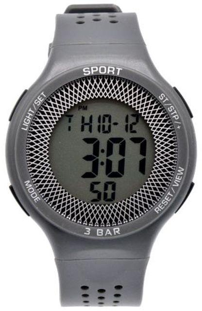 Digital LED Rubber Watch - Dark Grey