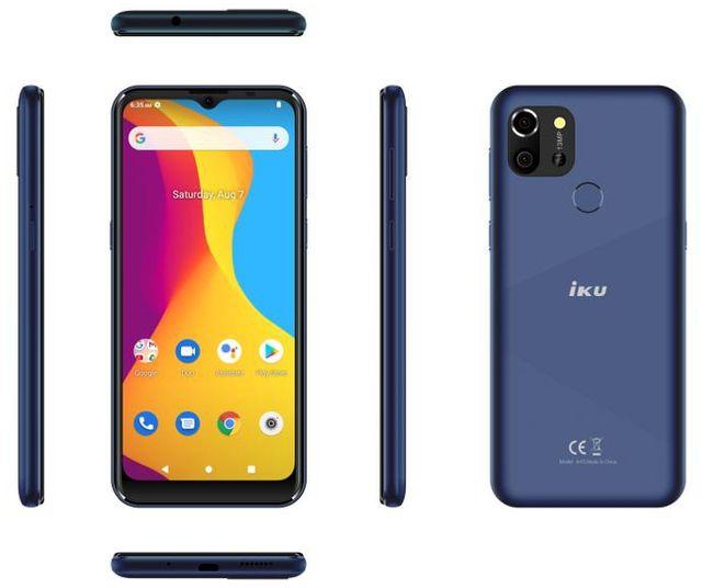 Iku Iku A45, 6.52 Inches, 3GB RAM, 32GB Internal Storage - Dark Blue