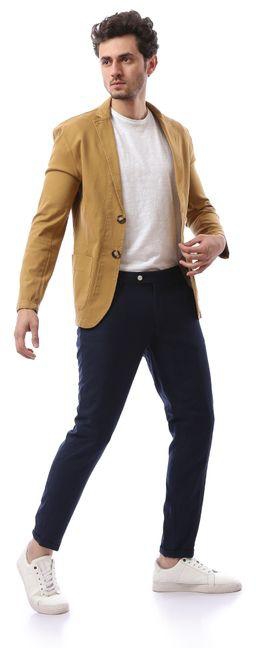 Andora Copper Yellowish Basic Elegant All Seasons Blazer