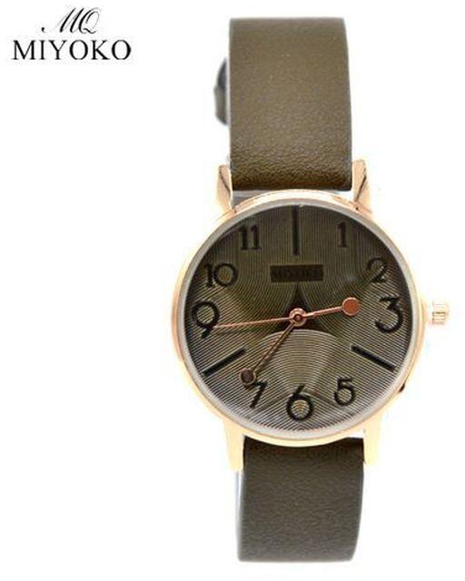 Miyoko Miyoko Leather Women Watch - Multicolor