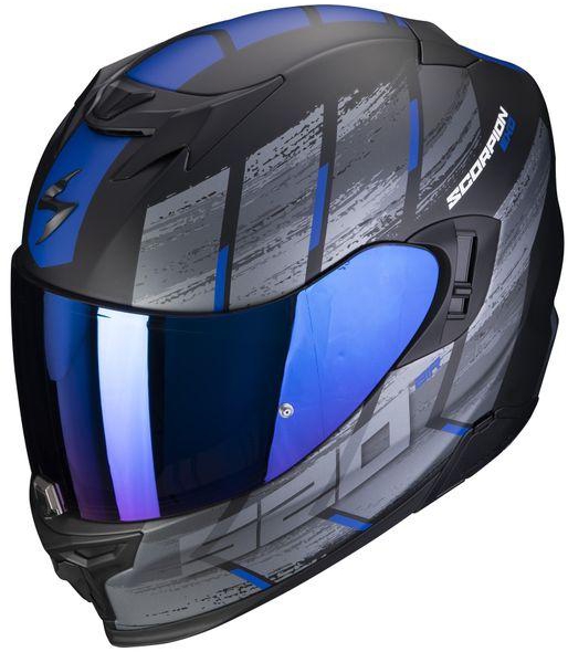 Scorpion EXO-520 Evo Air Maha Full Face Helmet - Matte Black/Blue